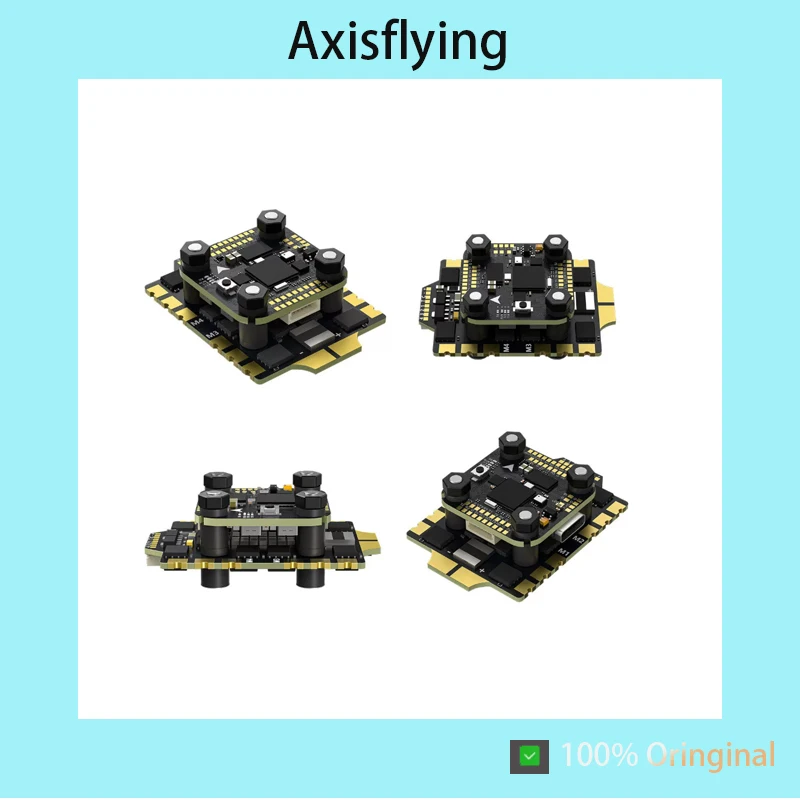 Axisflying Argus H743 Stack, 60A AM32 4-in-1 ESC, FPV Drone Upgrade Parts