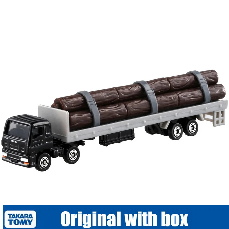 

No.125 Model 879541 Takara Tomy Tomica Long Isuzu Giga Wood Transporter Diecast Toy Car Model Sold By Hehepopo