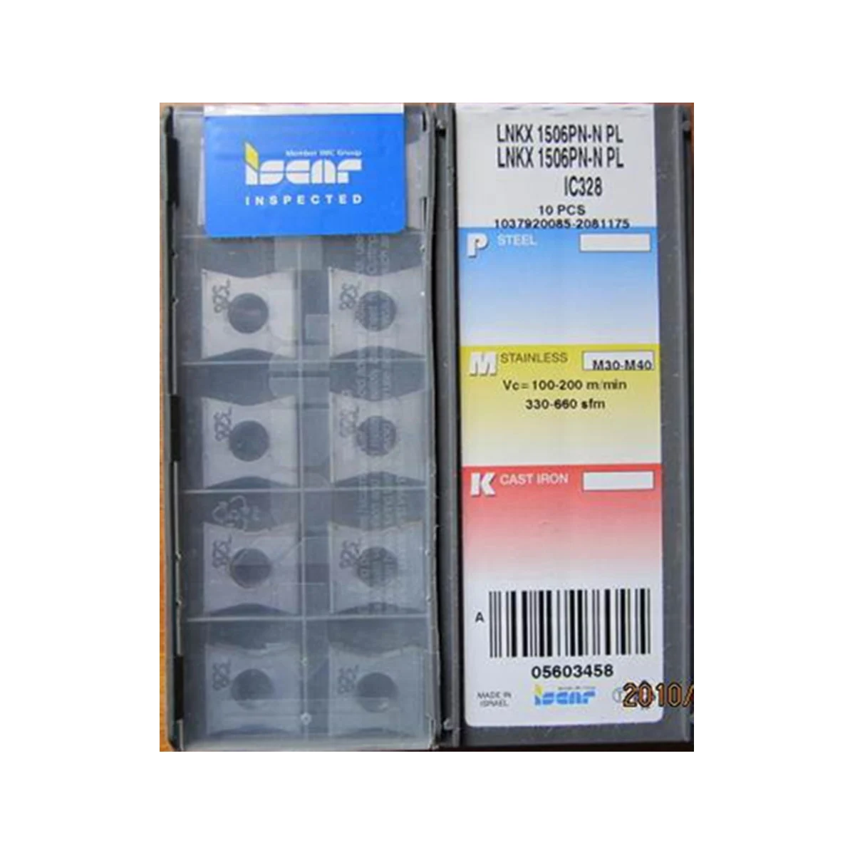 

100% оригинальные твердосплавные вставки с положительной кнопкой LNKX1506PNTN IC810 для фрезерных/токарных инструментов с ЧПУ