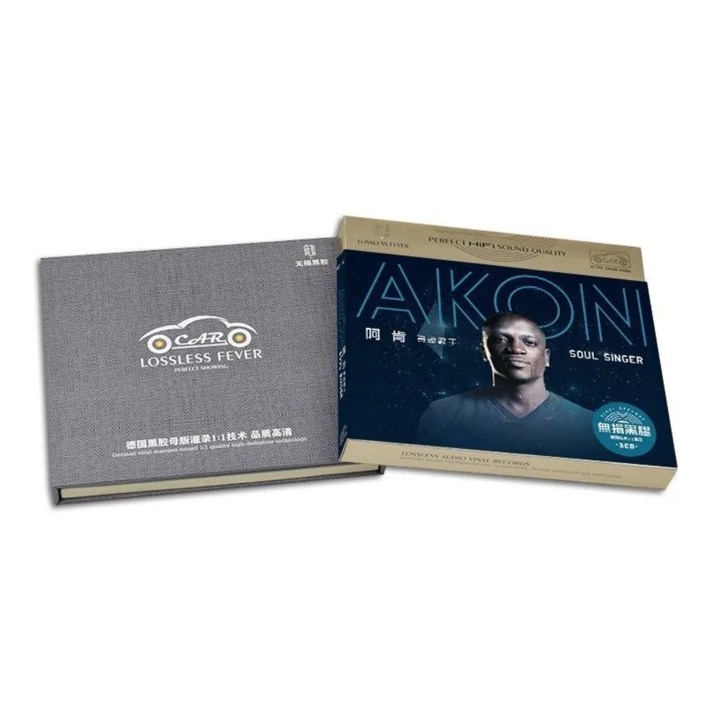 Akon 3CD Collection - Western Pop & English Hip-Hop Anthems - Płyta Hi-Fi do samochodu i domu