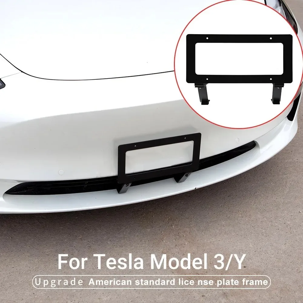 Autó Alapvizsga Autórendszám Alvázkeret jogosultja számára Tesla manöken 3/Y 2017-2023 automat Módosítás kiegészítők Alumínium Keverés vel zár anti-theft