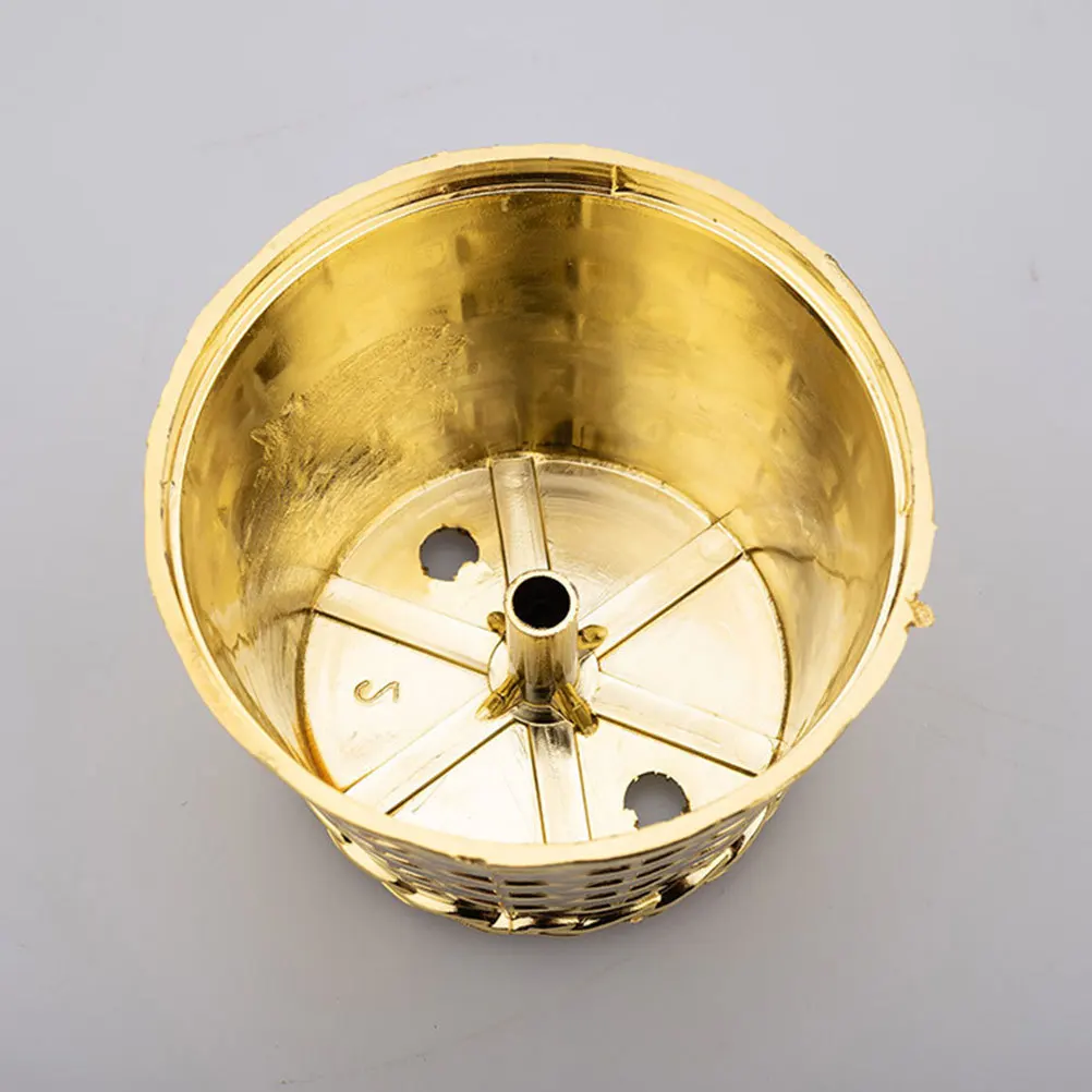 

Compact Xmas Tree Stand for Mini Artificial Trees Rotating Christmas Tree Base Bracket Sturdy Plastic Support Home Holiday Decor