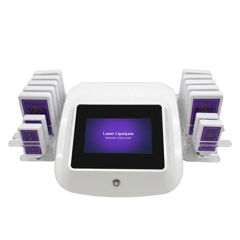 

Portable 14 Pads Lipo Anti Cellulite Firming Lifting Reduce Cellulite Painless Weight Loss Shaping Slimming Fat Beauty Machine