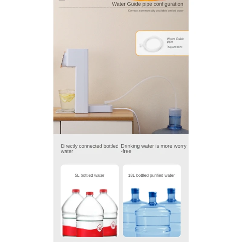 Water Dispenser Home Small Desktop 12-Stage Temperature-Controlled Water Dispenser EU Plug