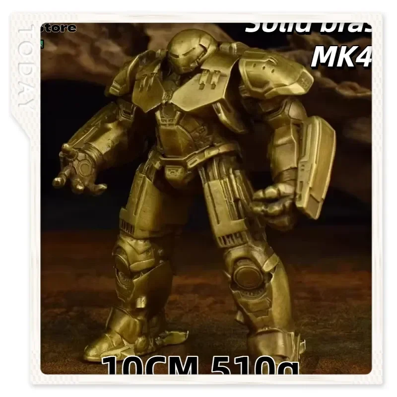 

Коллекционная фигурка Hulkbuster MK44 из цельной латуни, 10 см, 510 г, ручная работа, украшение для рабочего стола, подарок для фанатов фильмов