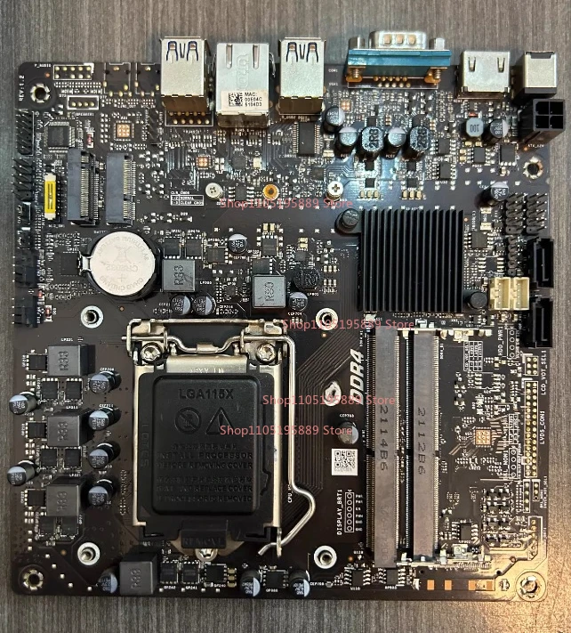 

Материнская плата H410 ITX, компактная плата 17*17, двухканальная DDR4, поддержка процессоров 10-го поколения