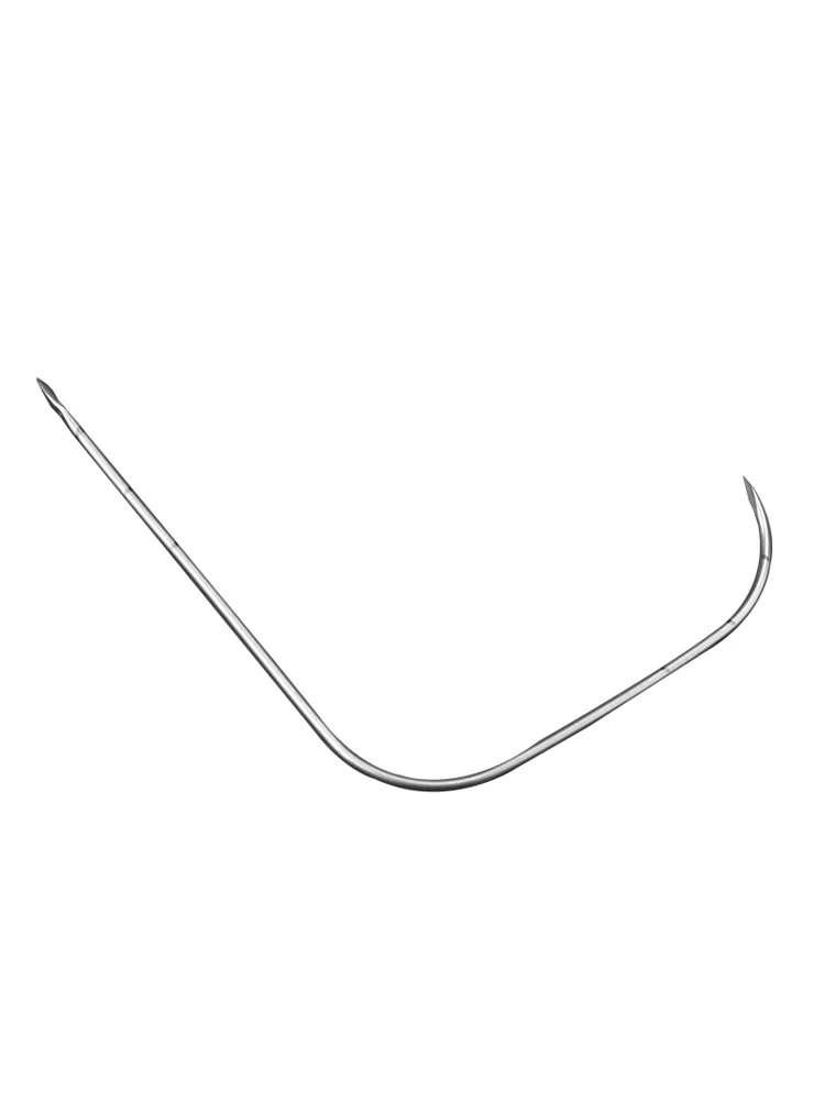 Guide Needle Suture Thread Carving Bent Needle Puncture Needle Fish Crochet Fat Chamber Reset With Hole Holding Forceps