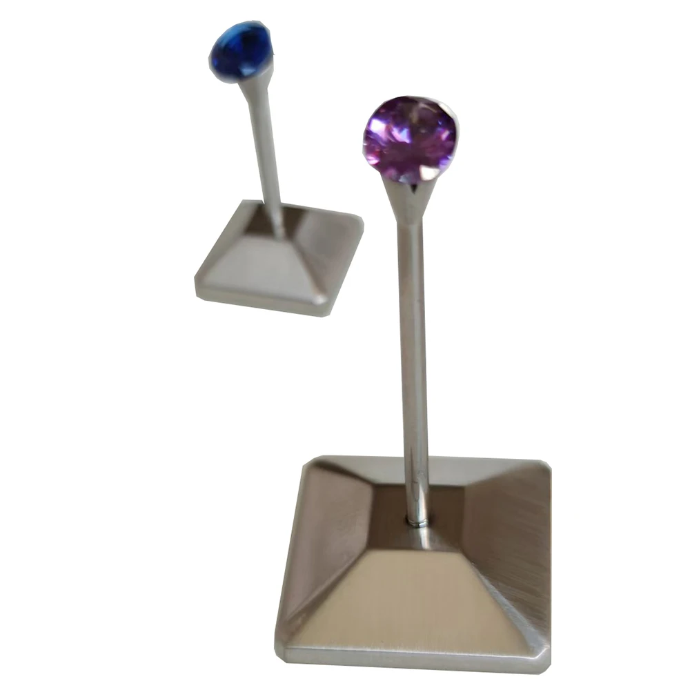 

Металлические свободные полки для дисплея с бриллиантами, органайзер для драгоценных камней, реквизит для демонстрации ювелирных изделий, циркон, учебный держатель, органайзер для драгоценных камней, подставка