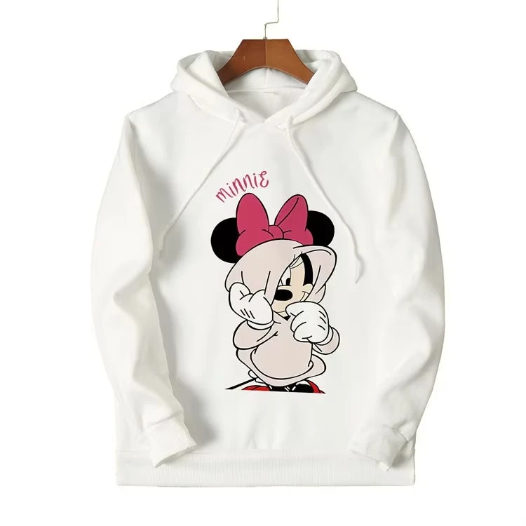 

НОВИНКА: Худи с Микки Маусом, популярная модель осень-зима 2026, с ярким принтом, повседневный уличный стиль, пуловер-свитшот для мужчин и женщин