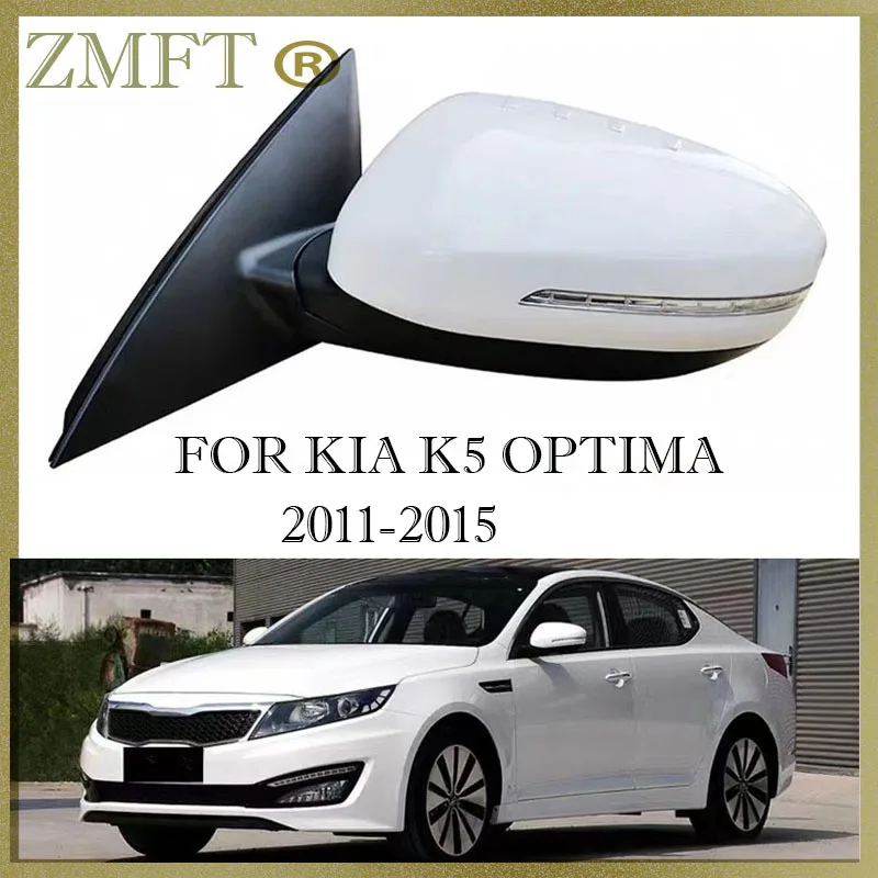 

Car Outer Rearview Side Mirror Assembly For KIA K5 Optima 2011 2012 2013 2014 2015 Base Color Unpainted