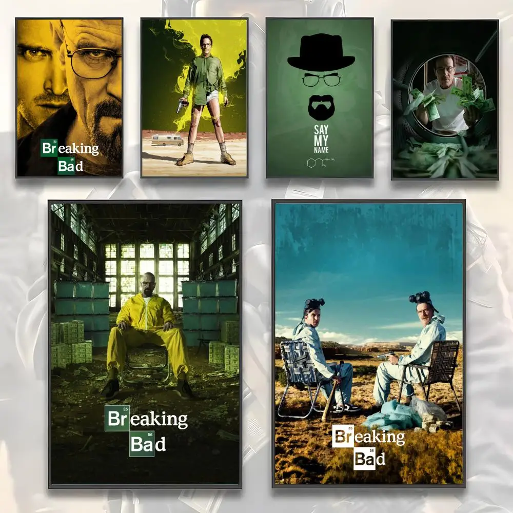 Breaking Bad pintura caligrafía HD lienzo cartel sala de estar dormitorio bar decoración estética