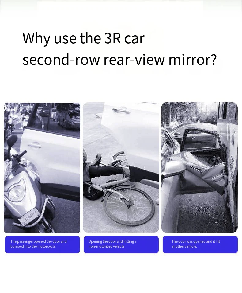 HD convex blind spot mirror wide angle view detail