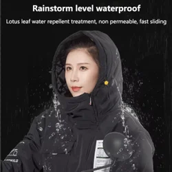 Motorcycle Riding Clothes Windproof Warm Clothing Integrated Quick Wear Cold Proof equipment Fishing Skiing Riding Equipment