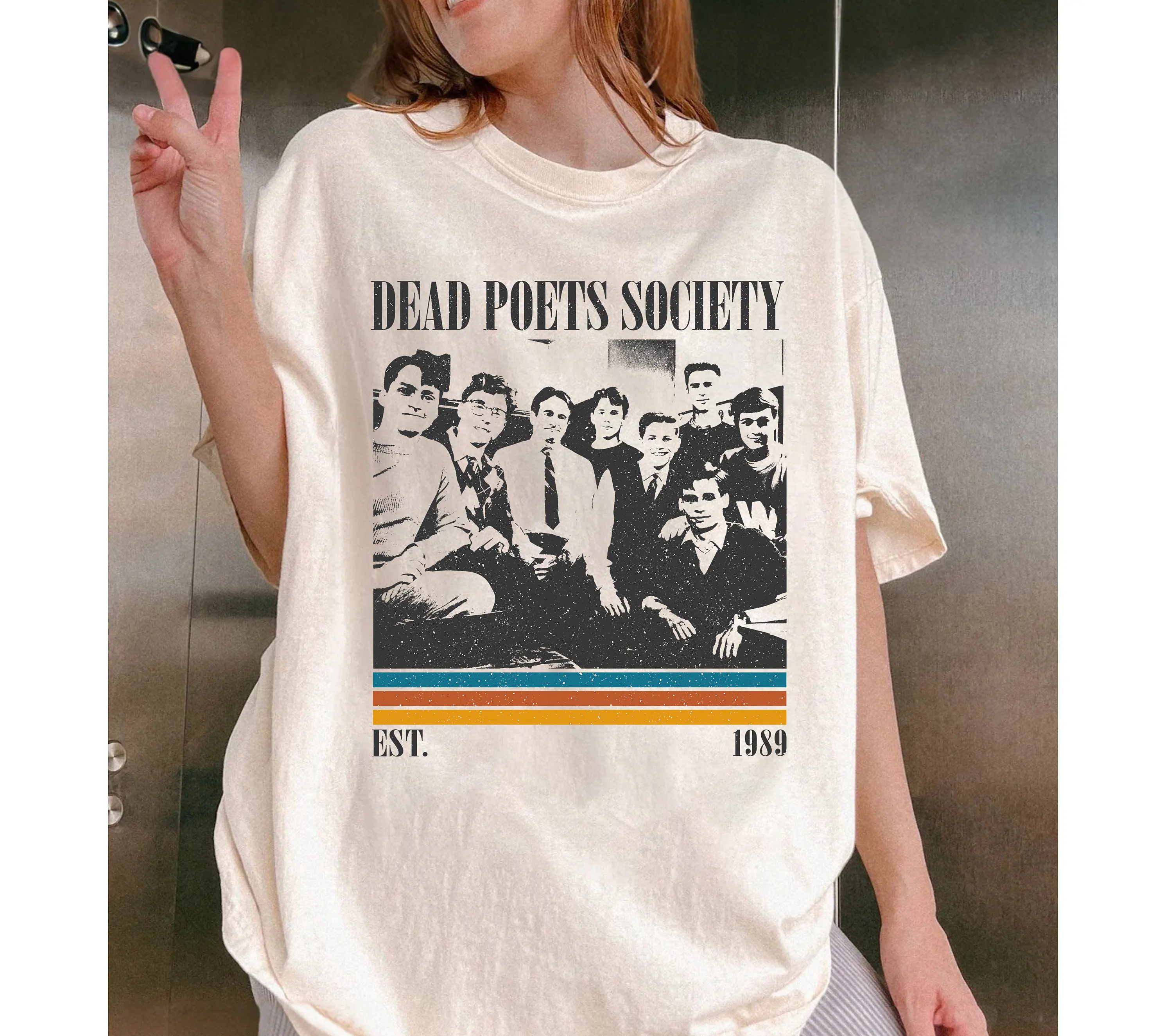 

Dead Poets Society T Shirt Movie Vintage Midcentury Retro Minimalist