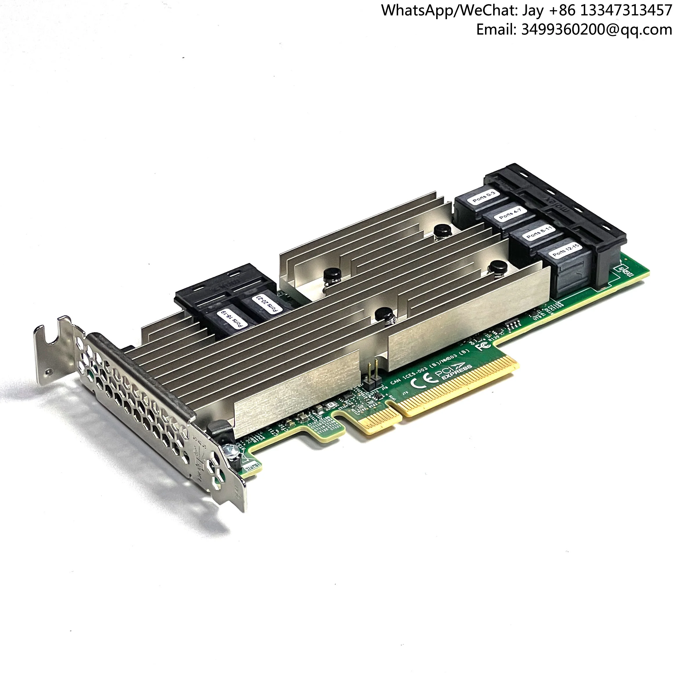 

24-Port SAS 12Gb/s PCI-Express 3.0 Host Bus Adapter 05-25699-00 9305-24i Controller Card 12Gb/s SFF-8643 SAS HBA Server