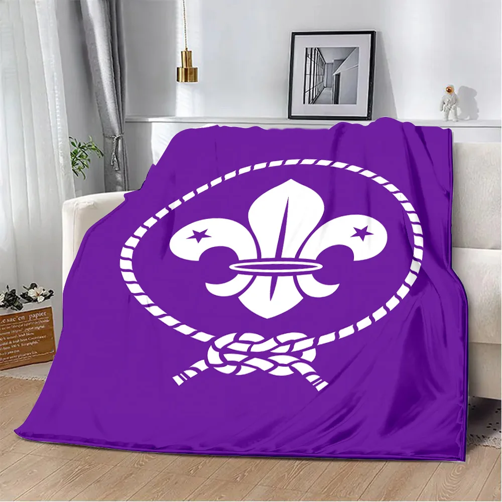 BOY SCOUT Children Printed Blanket Picnic Blankets Warm Blanket Soft and Comfortable Blanket Home Travel Birthday Gift