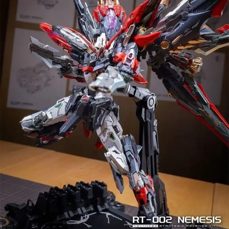 

В наличии Rt-002 Немезида Фигурка Бесконечного измерения Стратегическая месть Титан масштаб 1/100 Сборная модель игрушки Подарок на день рождения