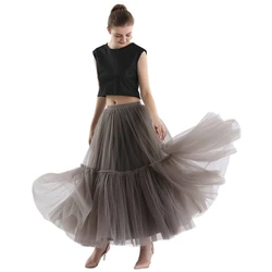 New Arrival Tulle women Shirt Tutu lolita petticoat Under skirt Rockabilly Jupon sous robe mariage Short dress petticoats