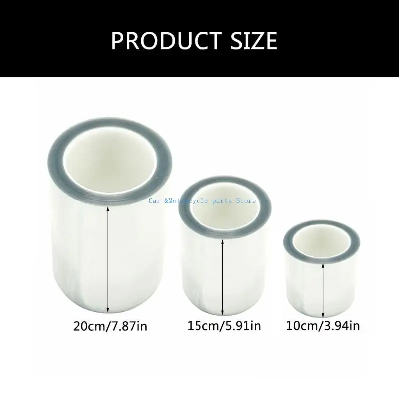 Y9UC Hoge Transparantie Autolak Beschermende Wrap Film Schild tegen Krassen Gemakkelijk te installeren Waterdicht Geschikt voor