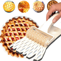 Dough Cutter Wheel Pastry Scraper Tool Non-Stick Plastic Roller Blade for Pizza Pie Pasta Bread Kitchen Baking Supplies JXB