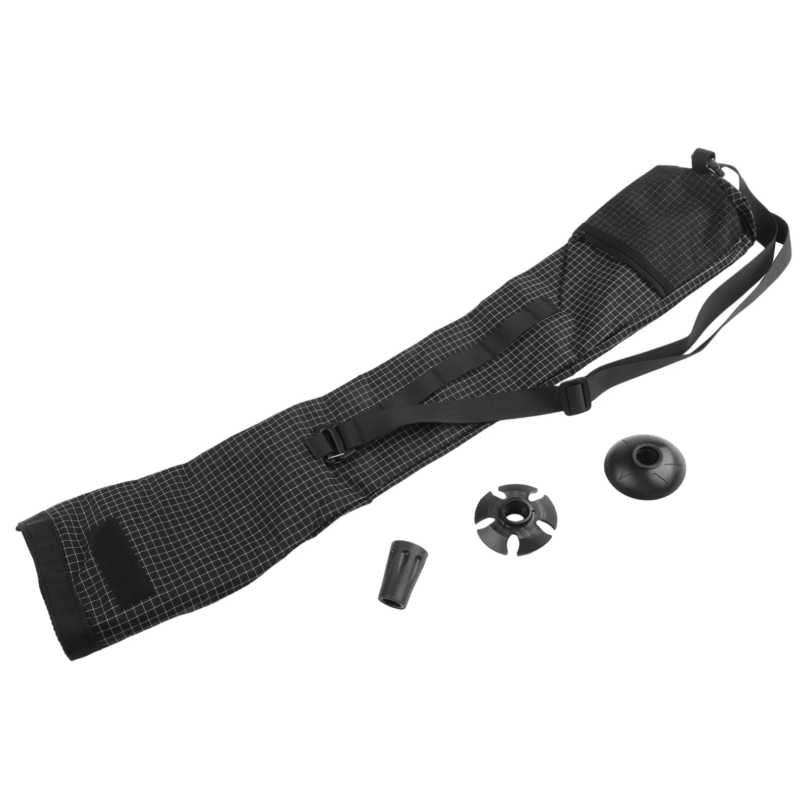 

Сумка с регулируемым плечевым ремнем, размер около 74x18 см, сумка для треккинговых палок, подходит для палок длиной 70 см, устойчивая к царапинам, износостойкая конструкция