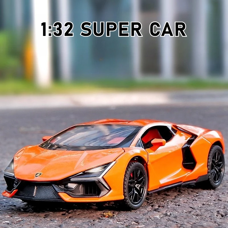 

1:32 Revuelto Alloy Sports Car Model Diecast Metal Miniature Model Car Sound＆Light Children Toy Car Vehicles GIfts
