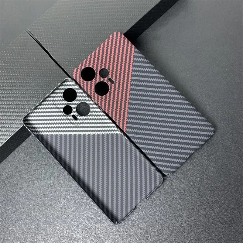 Matte Hard Case For Poco F5 Case PC Carbon Fiber Texture Pattern Phone Cover For Xiaomi Poco F5 5G Funda Slim Ultra Thin Bumper