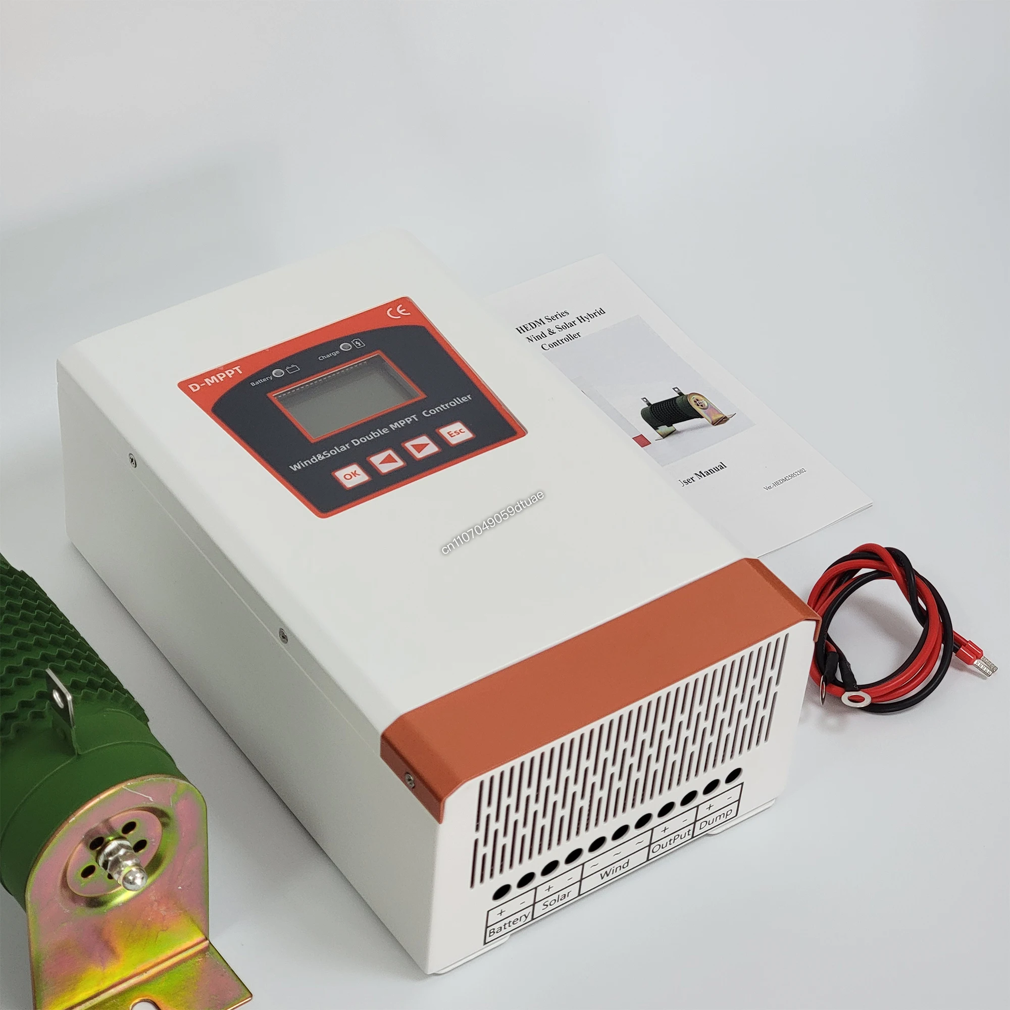 6000W Solar & Wind Hybrid System MPPT Charge Controller Solar Controller 12V 24V Auto Regulator Home Use 25000W Wind Generator