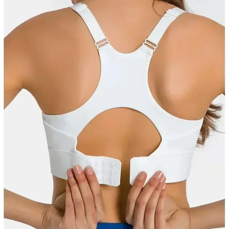 

Lemon Women Adjustable Strap Yoga Bra Fixed Chest Pad High Strength Shockproof Sports Bra Solid Color Fitness Sport Underwear
