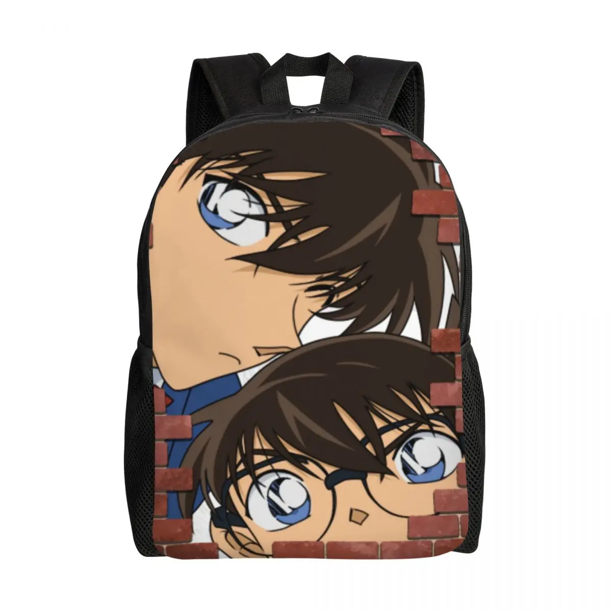

Забавные рюкзаки с аниме-принтом «Детектив Конан» для женщин и мужчин, водонепроницаемые, для колледжа и школы, с принтом, для книг
