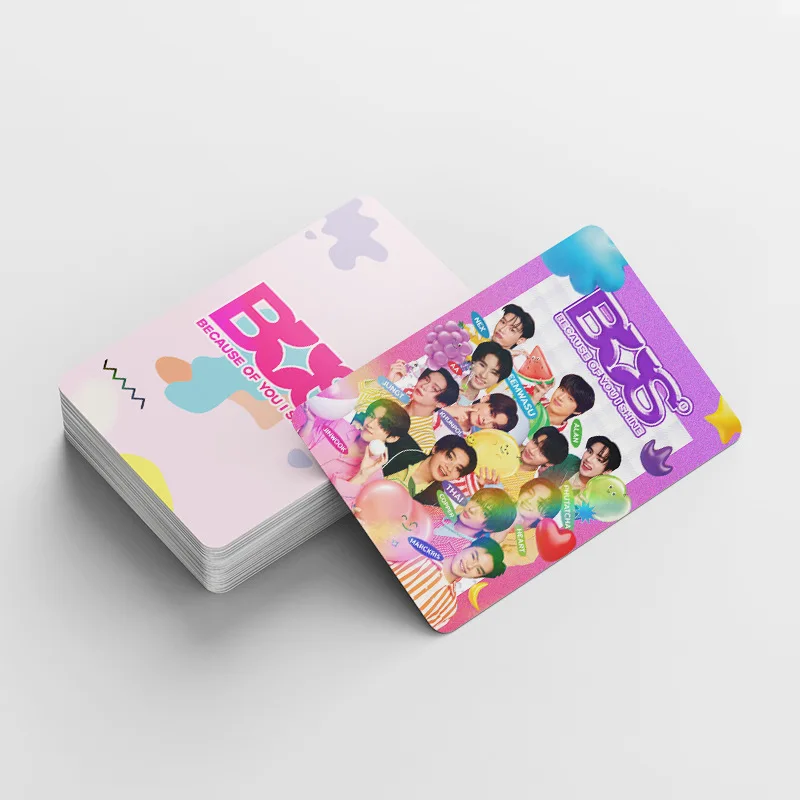 BUS Multi-Fandom Limited Edition – 124pcs Shiny Laser Holographic Photocards New Release