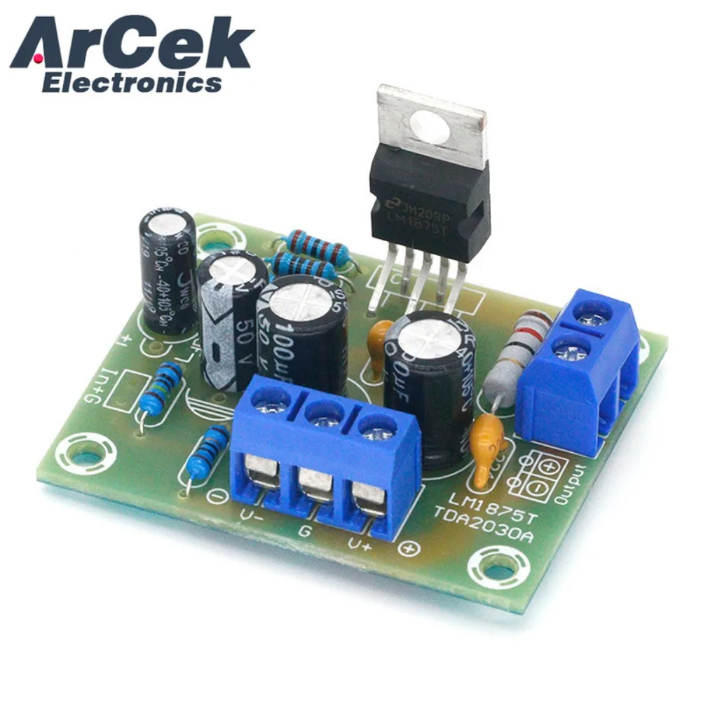 LM1875T Mono wysięgnik poziom mocy 30W płyta wzmacniacza głośnik wzmacniacz mocy produkcja PCB zestaw do samodzielnego montażu LM1875