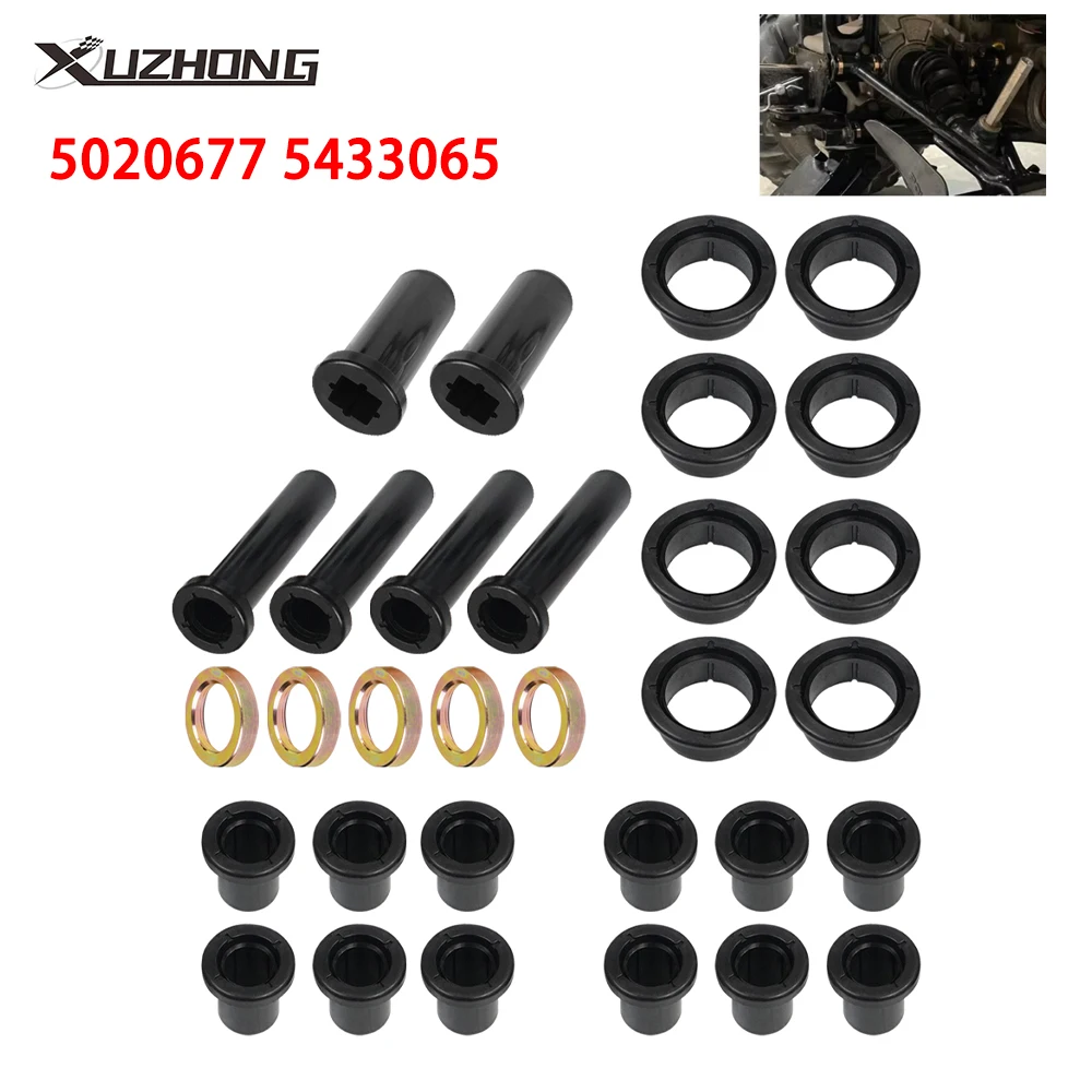 5433065 5020677 Black Rear Suspension A-Arm Bushing Spacer Kit for Polaris Sportsman 500 400 700