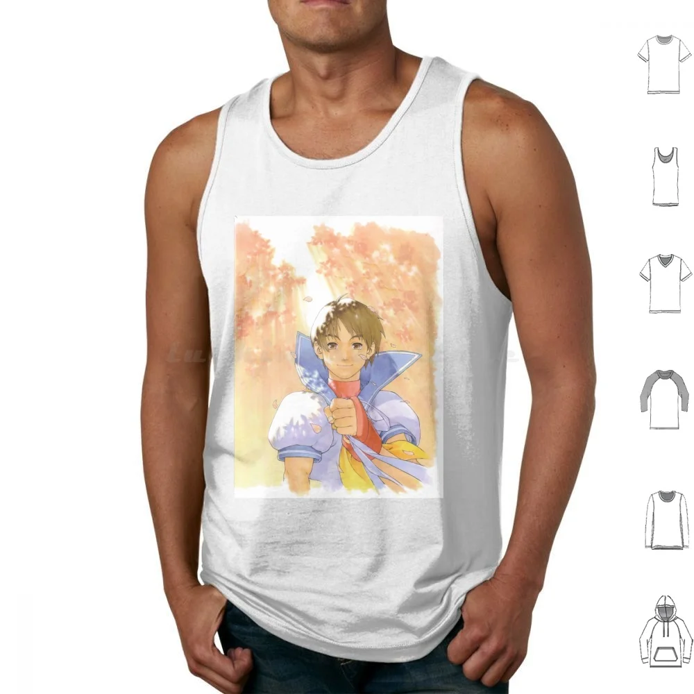 Sakura Fall Tank Tops Vest Sleeveless Mahvel Mvc3 Umvc3 Vs 3 Ultimate Vs 3 Vs Mvc2 Vs 2 Video Games Gaming Fighting