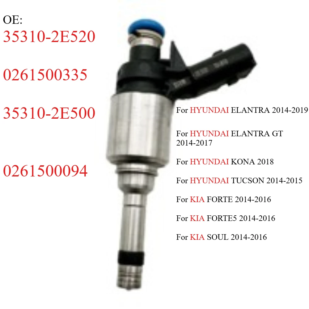 

35310-2E500 0261500094 Fuel Injector Nozzle For 2014-2019 Hyundai Elantra Tucson for KIA Forte Soul 2.0L G4NC Engine