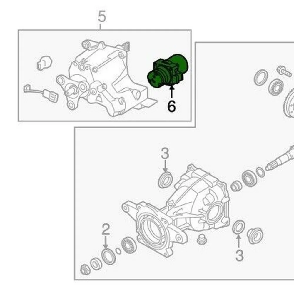Original 478103B520 47810-3B520 Car Rear Differential Avtuator Motor Engine For Hyundai Santa Fe IX25 Creta Tucson KIA