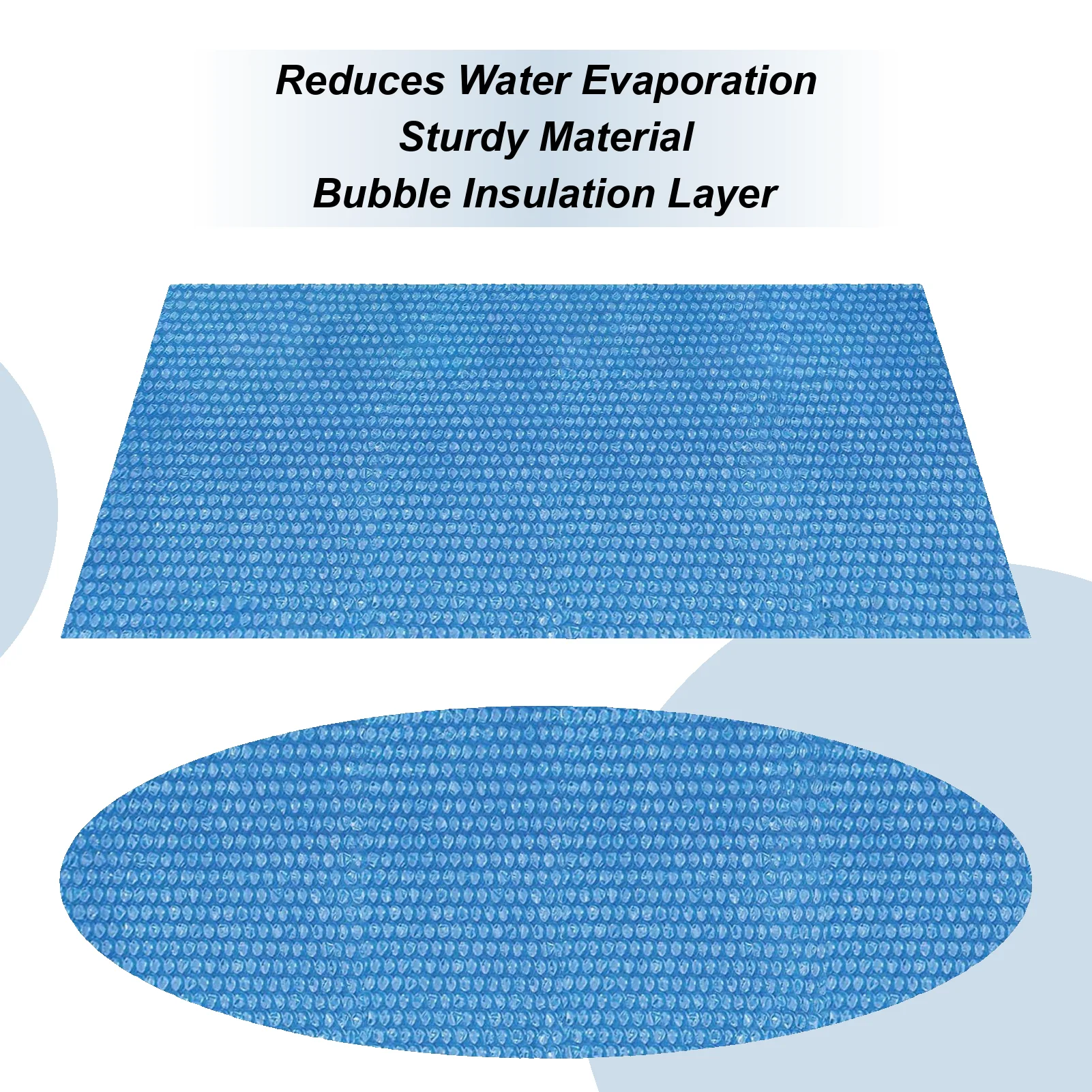 

Солнечная крышка для бассейна, тепловое покрытие для бассейна, теплоудерживающее одеяло, складная изоляционная пленка для плавания у бассейна, ежедневная женская и мужская вода