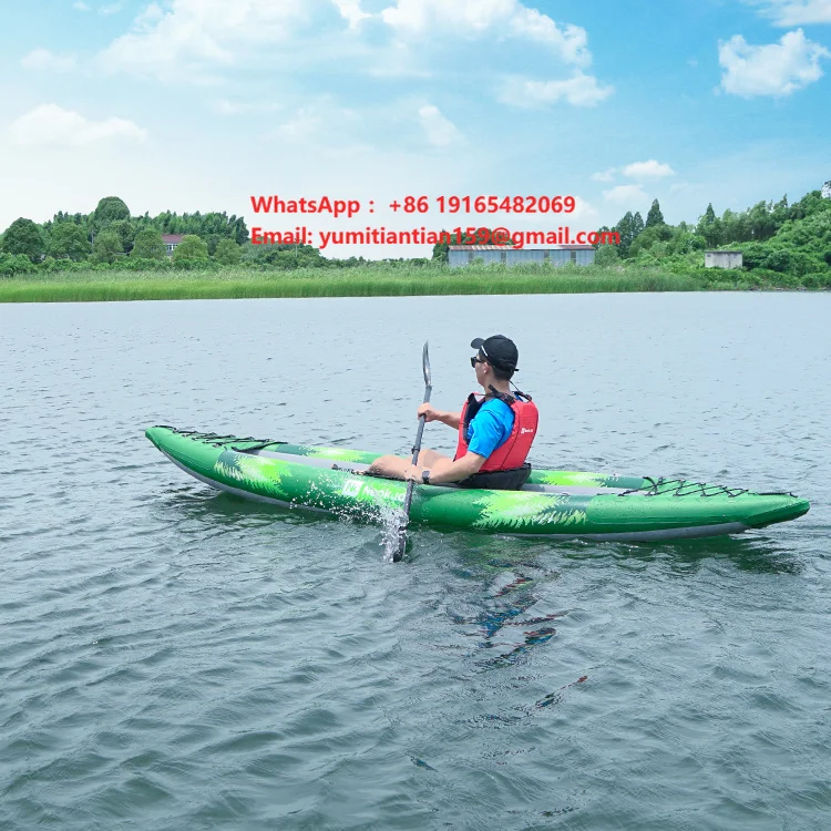 Eco Friendly TPU KAYAK Customized New One Person Drop Stitch Inflatable Kayak