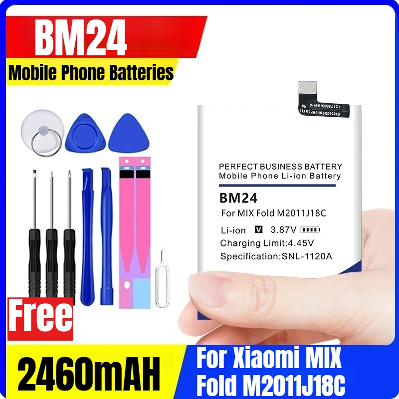 

2460mAH BM24 Mobile Phone Batteries for Xiaomi MlX Fold M2011J18C