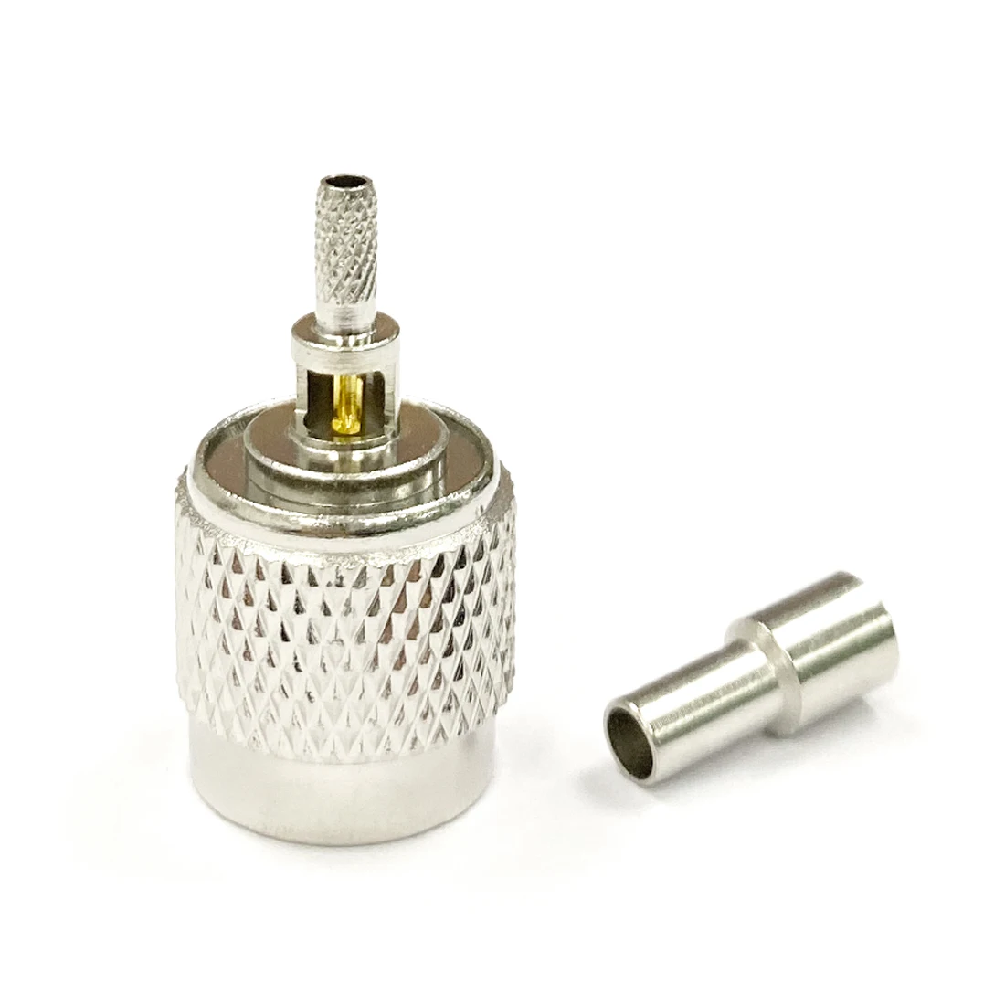 

1 шт. TNC штекер/ RP штекер RF коаксиальный разъем обжимной RG316 RG174 кабель прямой никелированный НОВЫЙ оптовая продажа