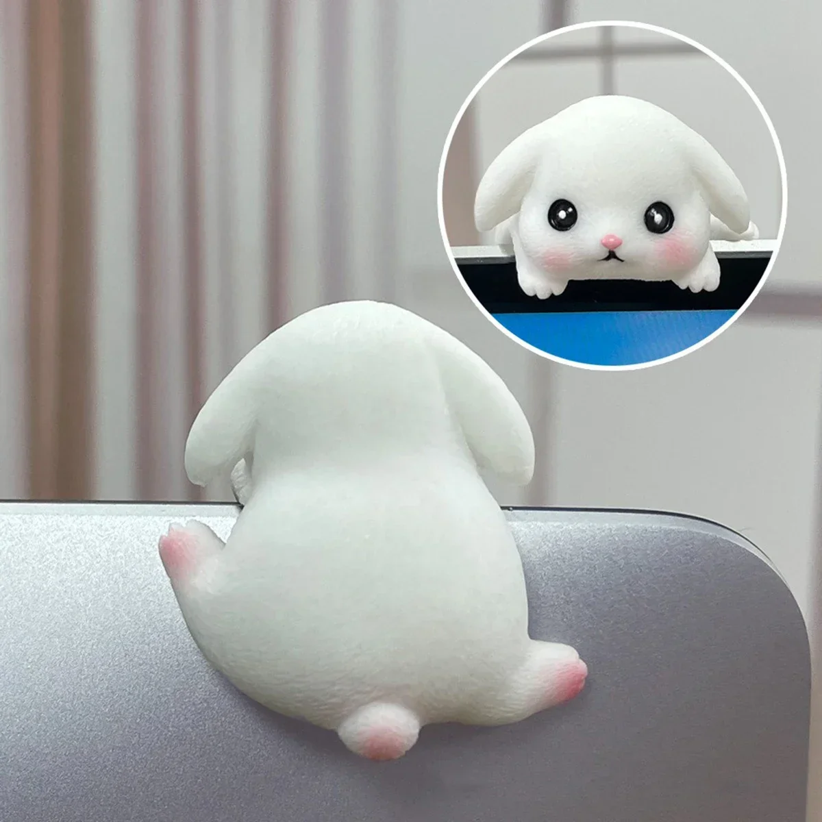 1pcs Monitor Decoration Cute Cartoon Animal Car Ornament Auto Interior Dashboard Computer Monitor Screen Accessories For Gifts