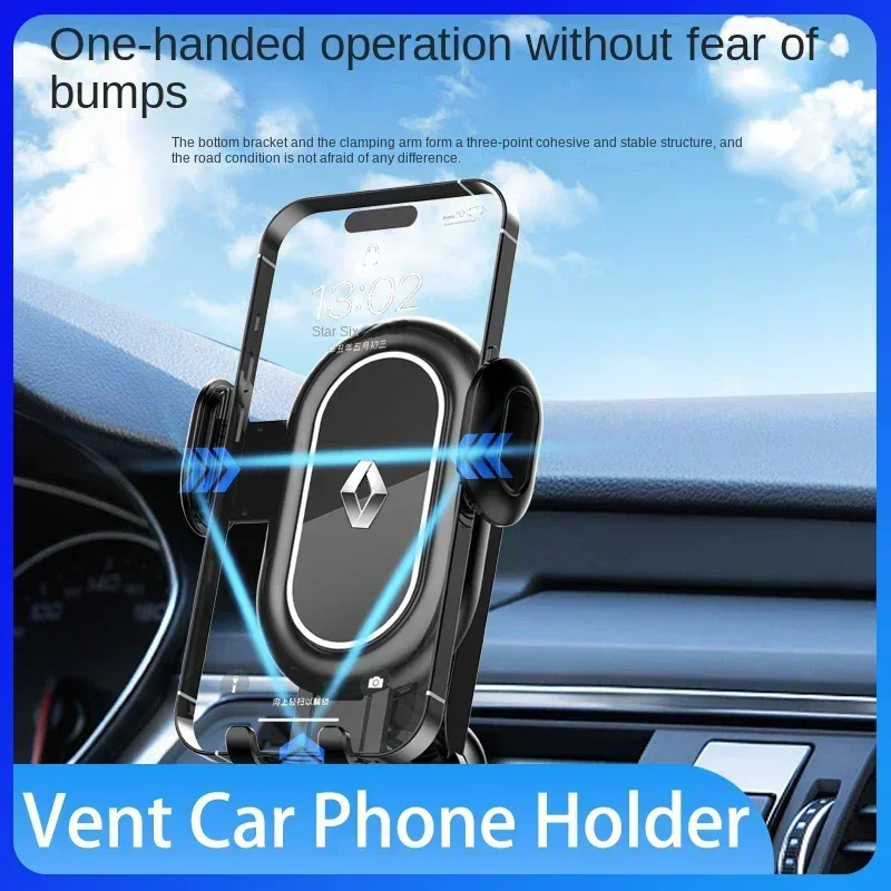 

Auto car general air -conditioning outlet mobile phone navigation bracket For Renault Megane 2 3 Clio 4 Captur Kadjar Fluence