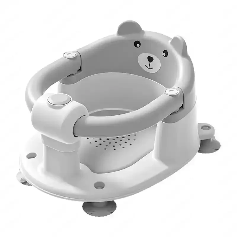 

Детское сиденье для ванны, подушка для ванны для новорожденных с нескользящей спинкой, стульчик для детской ванны для безопасной и удобной детской ванны