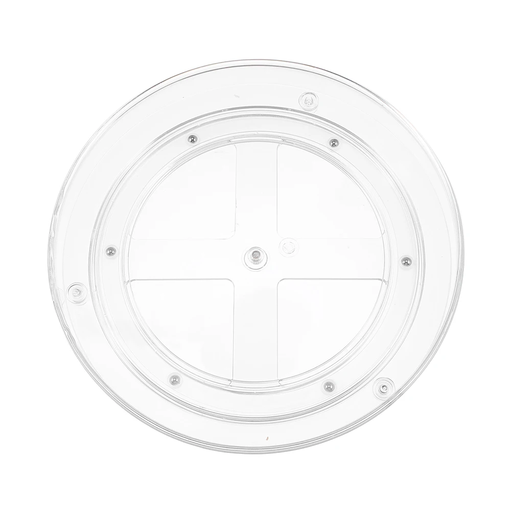 

Rotating Shelf Turntable ganizer Tray for Cabinet Storage Spices White Kitchen Bathroom Bedroom Save Time Energy