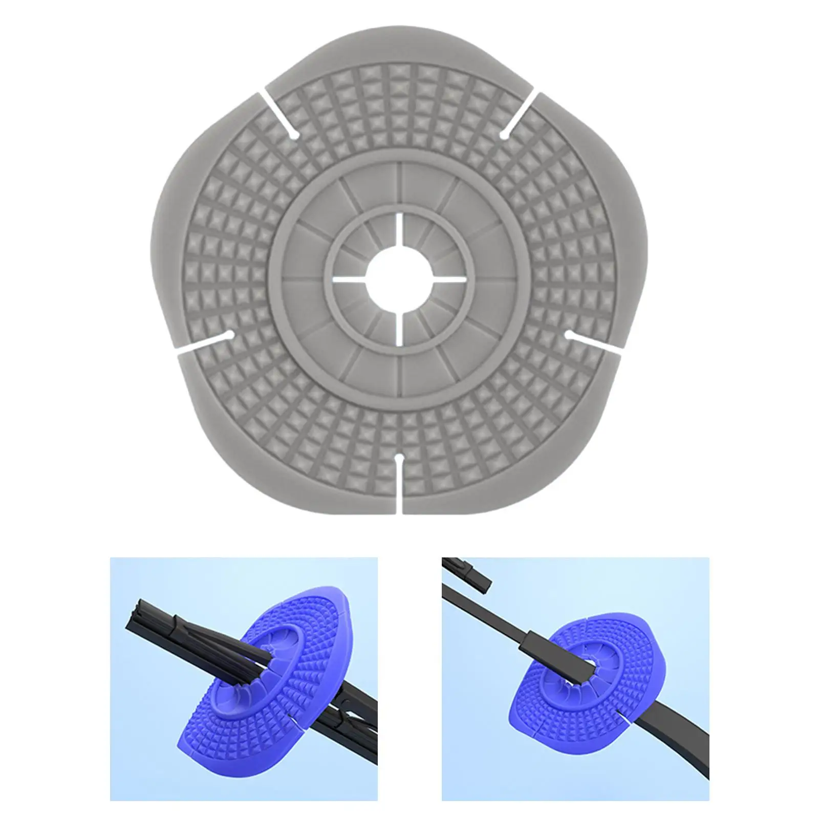 ممسحة السيارة الذراع ثقب الغبار وسادة سيليكون واقية كم حجم عالمي ممسحة يغطي للسيارات سيارات الدفع الرباعي سيدان