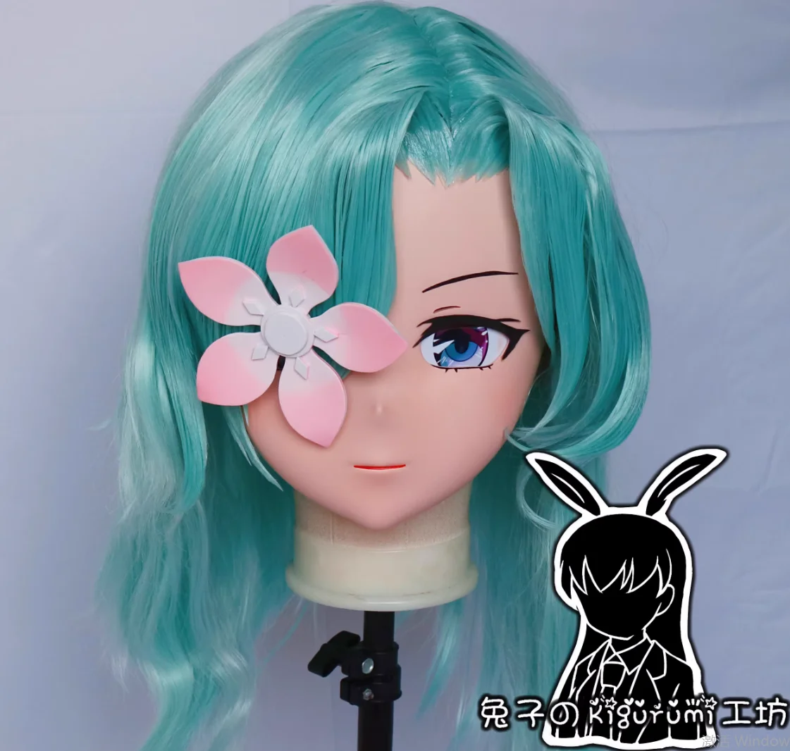 

(RB28062)Customize Full Head Quality Handmade Female/Girl Resin Japanese Anime Cartoon Character Kig Cosplay Kigurumi Mask