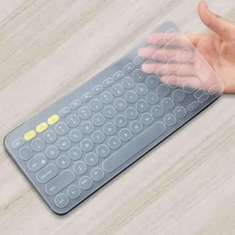 

Thin Silicone Keyboards Guard Seamlessly Compatibility Smooth Typing Washable 83CE