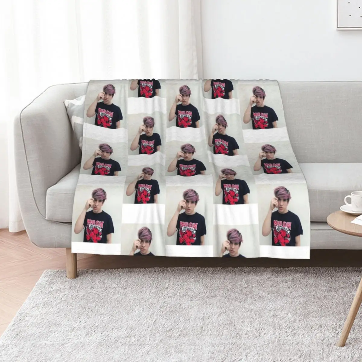 Jake Webber Long (2) Throw Blanket for babies funny gift Winter beds Sleeping Bag Blankets