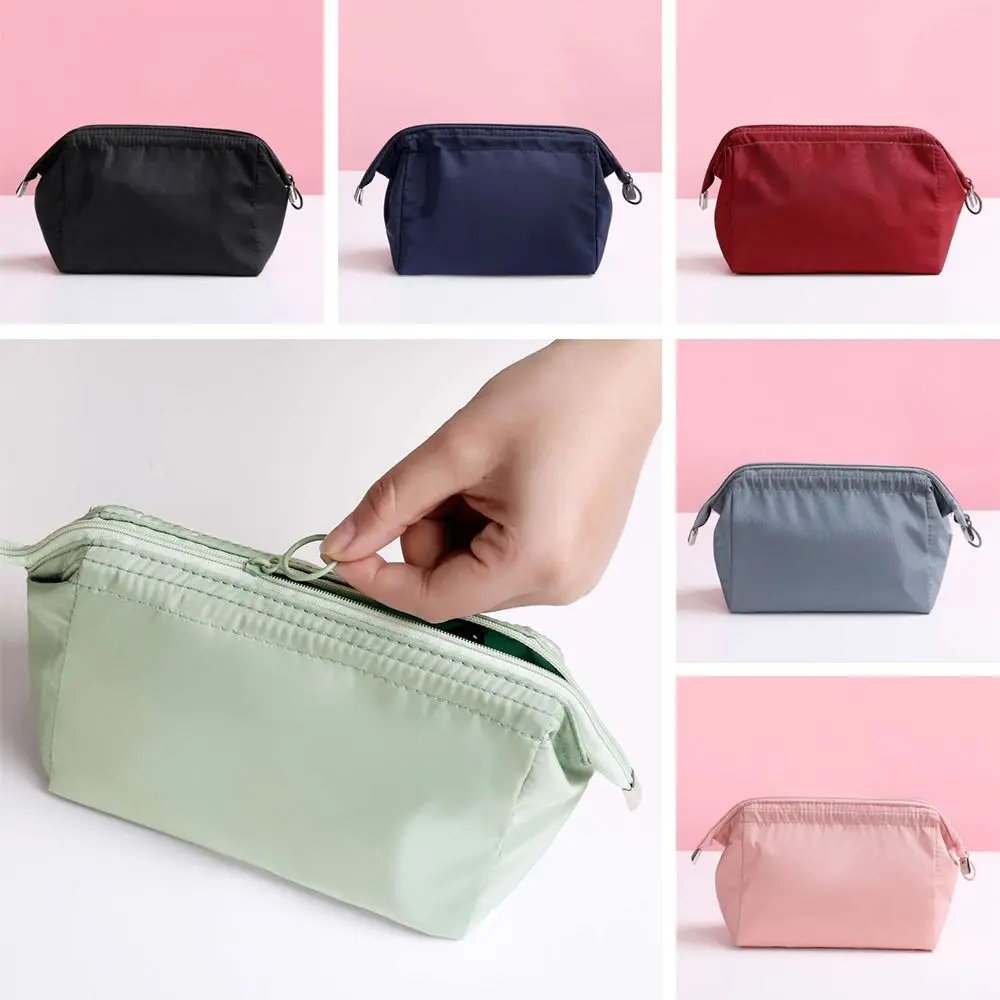 

New Morandi Color Waterproof Cosmetic Bag for Women Travel Portable Makeup Bag Multifunctional Storage Bags Purses Makeup Pouch