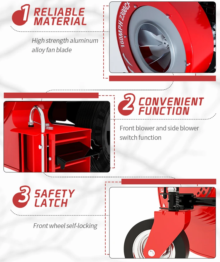 High Quality Leaf Blower Motor 2700 Cfm Lb2 Portable Leaf Blower Walk Behind Lea